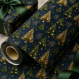 Personalized Enchanted Christmas Wrapping Paper | Custom Gift Wrap - London Penny Gift Wrap