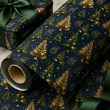 Personalized Enchanted Christmas Wrapping Paper | Custom Gift Wrap - London Penny Gift Wrap