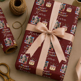 Personalized Birthday Cake Wrapping Paper | Custom Gift Wrap - London Penny Gift Wrap