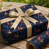 Personalized Elf Wrapping Paper | Custom Gift Wrap - London Penny Gift Wrap