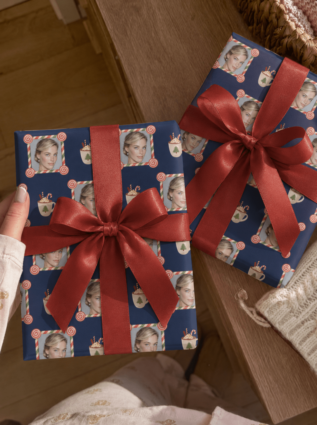 Personalized Holiday Wrapping Paper | Custom Gift Wrap - London Penny Gift Wrap