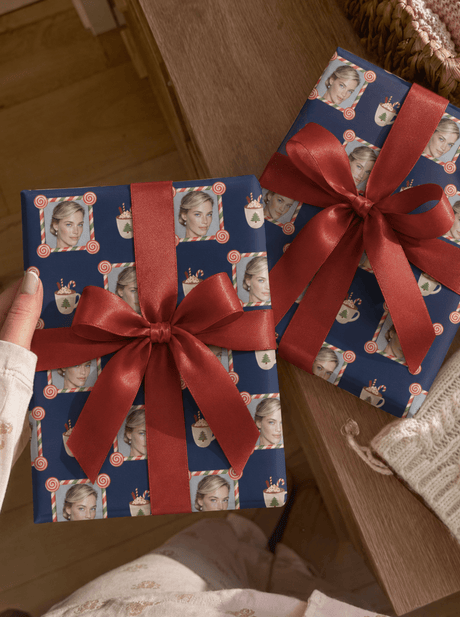 Personalized Holiday Wrapping Paper | Custom Gift Wrap - London Penny Gift Wrap