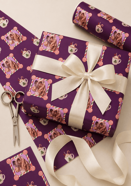 Personalized Holiday Wrapping Paper | Custom Gift Wrap - London Penny Gift Wrap