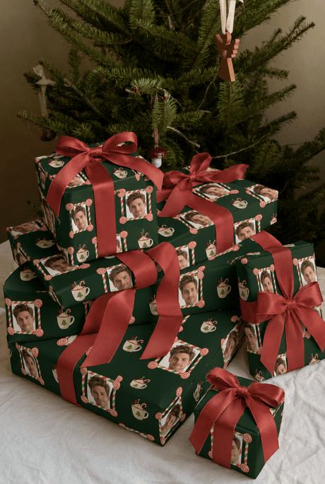 Personalized Holiday Wrapping Paper | Custom Gift Wrap - London Penny Gift Wrap