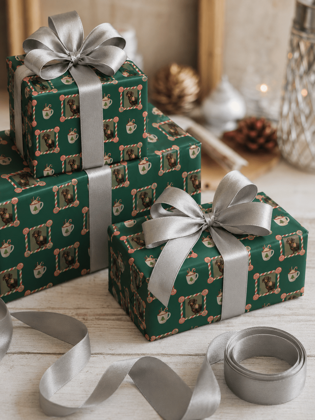 Personalized Holiday Wrapping Paper | Custom Gift Wrap - London Penny Gift Wrap