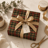 Personalized Tartan Wrapping Paper | Custom Gift Wrap - London Penny Gift Wrap