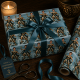 Personalized Poseidon Wrapping Paper | Custom Gift Wrap