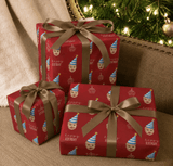Personalized Birthday Hat 6FT Wrapping Paper | Custom Gift Wrap - London Penny Gift Wrap