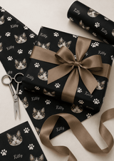 Personalized Cat 6FT Wrapping Paper | Custom Gift Wrap - London Penny Gift Wrap