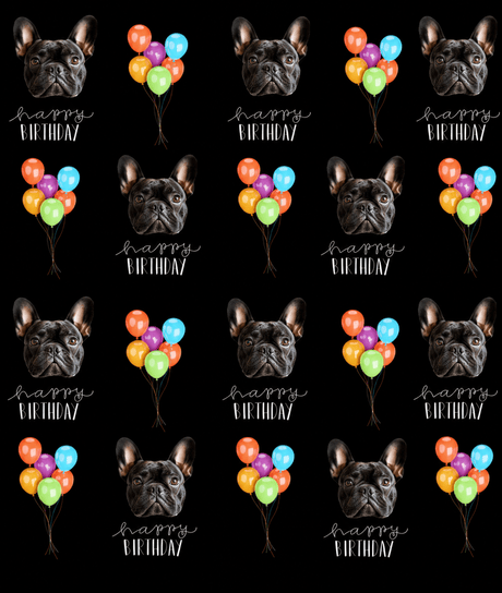 Personalized Birthday Balloons 6FT Wrapping Paper | Custom Gift Wrap - London Penny Gift Wrap