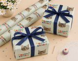 Personalized Birthday Cake 6FT Wrapping Paper | Custom Gift Wrap - London Penny Gift Wrap