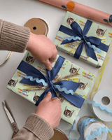Personalized Birthday Cake 6FT Wrapping Paper | Custom Gift Wrap - London Penny Gift Wrap