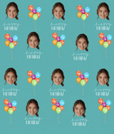 Personalized Birthday Balloons 6FT Wrapping Paper | Custom Gift Wrap - London Penny Gift Wrap