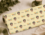 Personalized Birthday Cake 6FT Wrapping Paper | Custom Gift Wrap - London Penny Gift Wrap