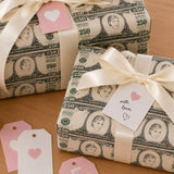 Personalized $250 Bill Wrapping Paper | Custom Gift Wrap - London Penny Gift Wrap