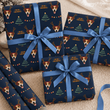 Personalized Reindeer 6FT Wrapping Paper | Custom Gift Wrap - London Penny Gift Wrap