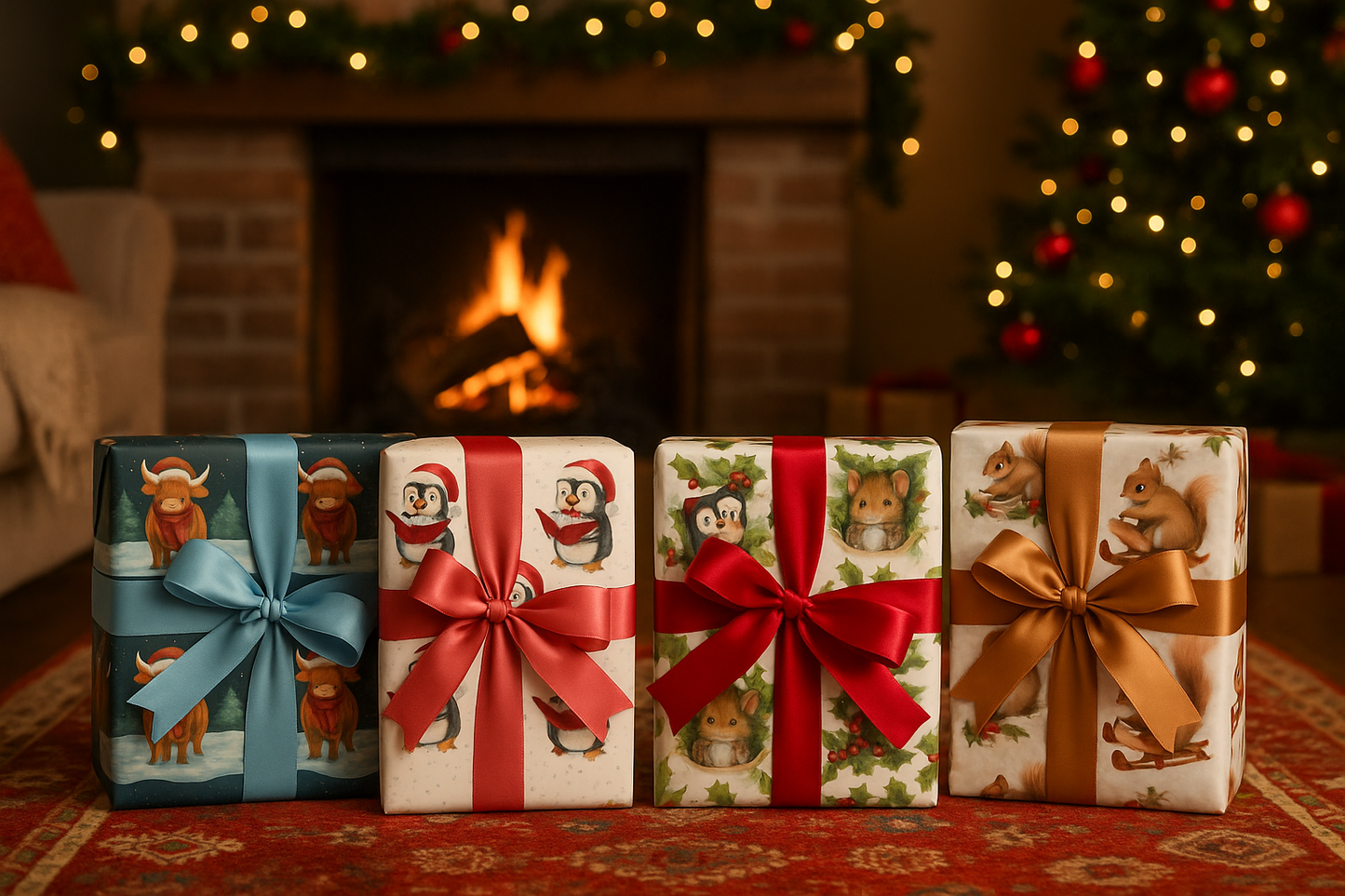 Animals Celebrating Christmas Bundle