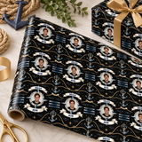 Personalized Compass & Family Legacy Wrapping Paper | Custom Gift Wrap