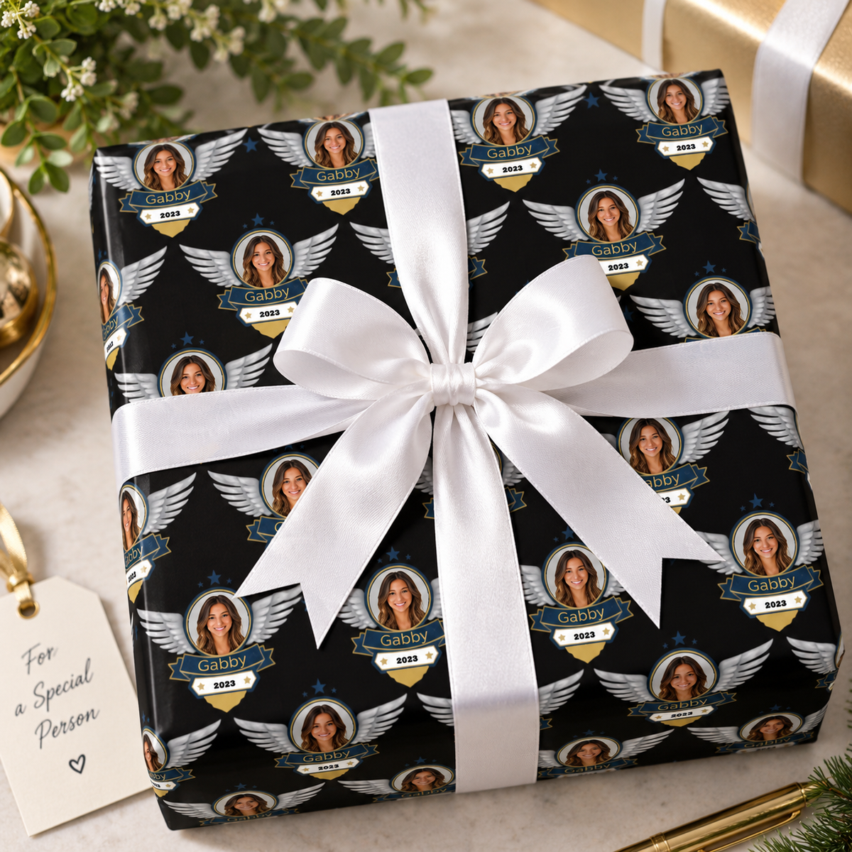 Personalized Air Command Wrapping Paper | Custom Gift Wrap