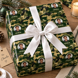 Personalized Heritage Camo Wrapping Paper | Custom Gift Wrap