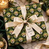 Personalized Diamond Dance Wrapping Paper | Custom Gift Wrap