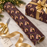 Personalized Diamond Dance Wrapping Paper | Custom Gift Wrap