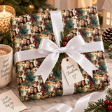 Personalized Holiday Bells Wrapping Paper | Custom Gift Wrap