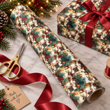 Personalized Holiday Bells Wrapping Paper | Custom Gift Wrap
