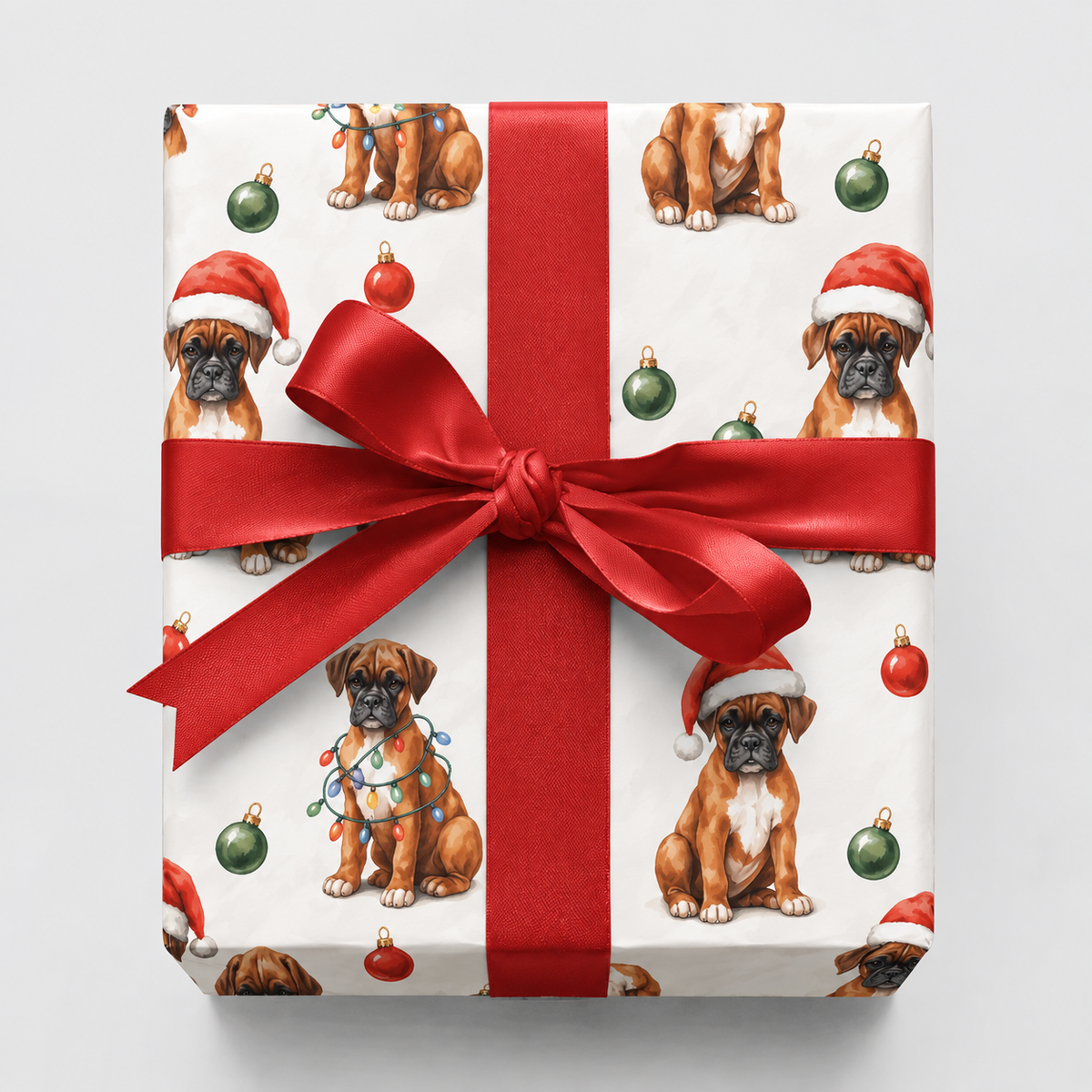 Boxer Bliss Complete Gift Wrap Bundle | Wrap, Ribbon & Gift Tags