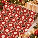 Personalized Holiday Cameos Wrapping Paper | Custom Gift Wrap