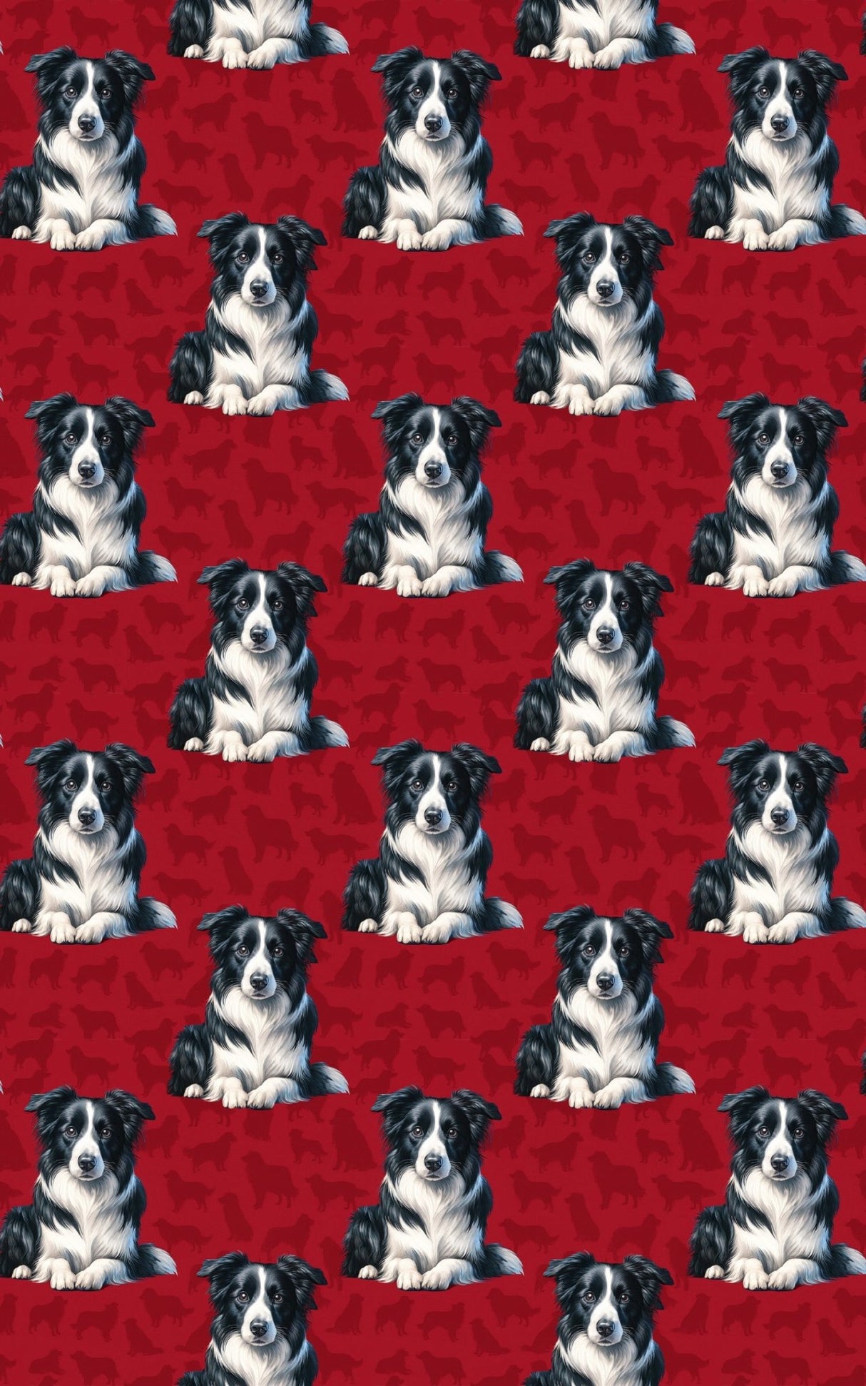 Cherry Collie - London Penny Gift Wrap