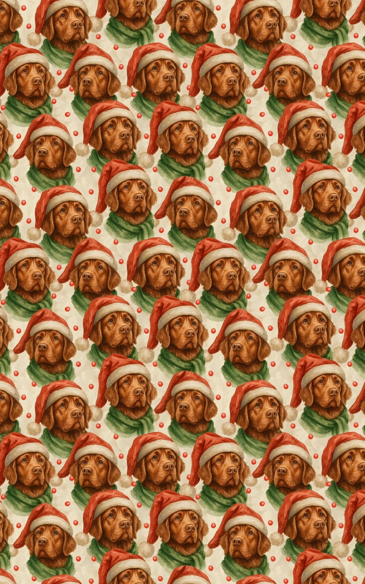 Chestnut Coats & Christmas Calm - London Penny Gift Wrap