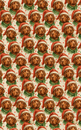 Chestnut Coats & Christmas Calm - London Penny Gift Wrap