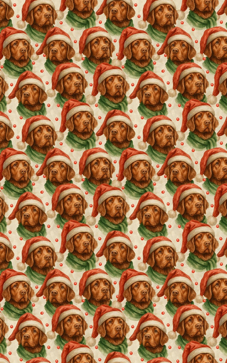 Chestnut Coats & Christmas Calm - London Penny Gift Wrap