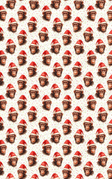 Cheerful Christmas Chimps - London Penny Gift Wrap