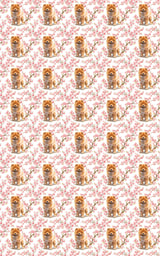 Chow Chow Cherry Blossom - London Penny Gift Wrap