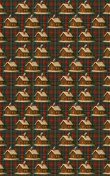 Christmas Cabin Tartan - London Penny Gift Wrap