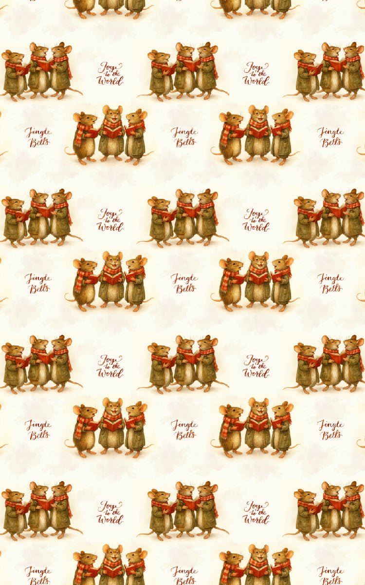 Jingle Mice - London Penny Gift Wrap