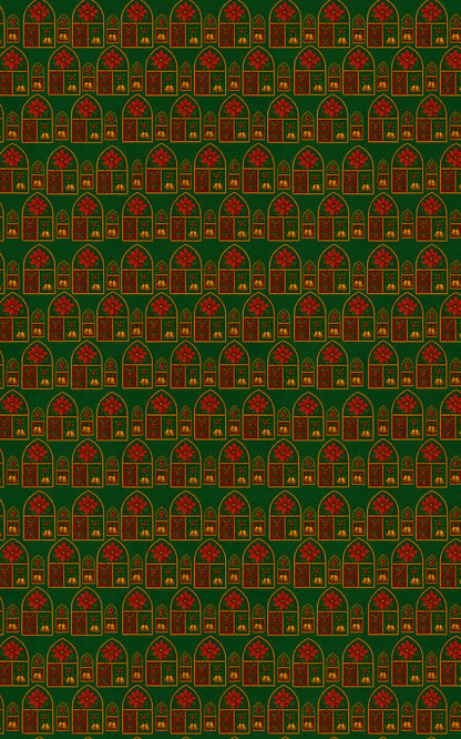 Christmas Cathedral Windows