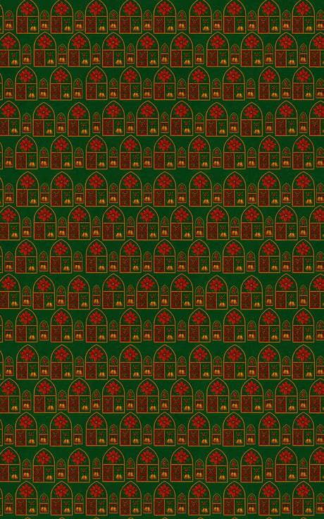 Christmas Cathedral Windows - London Penny Gift Wrap