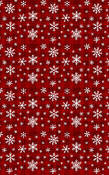 Holiday Plaid Snowfall - London Penny Gift Wrap