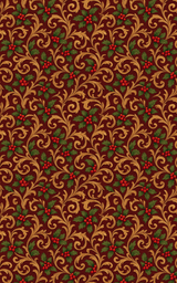 Christmas Scrollwork - London Penny Gift Wrap