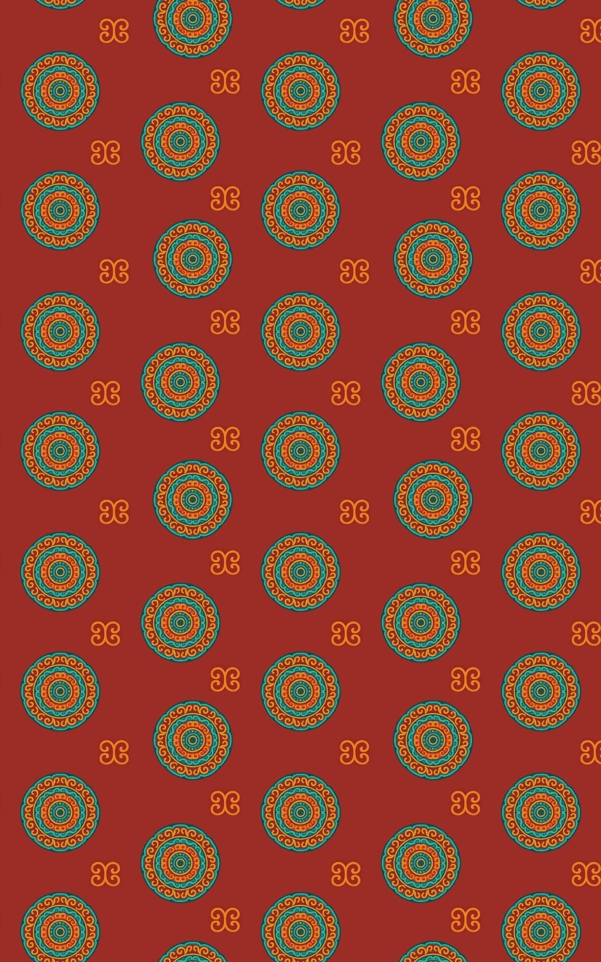 Circular Motion Mandala - London Penny Gift Wrap