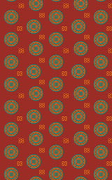 Circular Motion Mandala - London Penny Gift Wrap