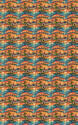 Cleveland Rock & Lake Retro - London Penny Gift Wrap