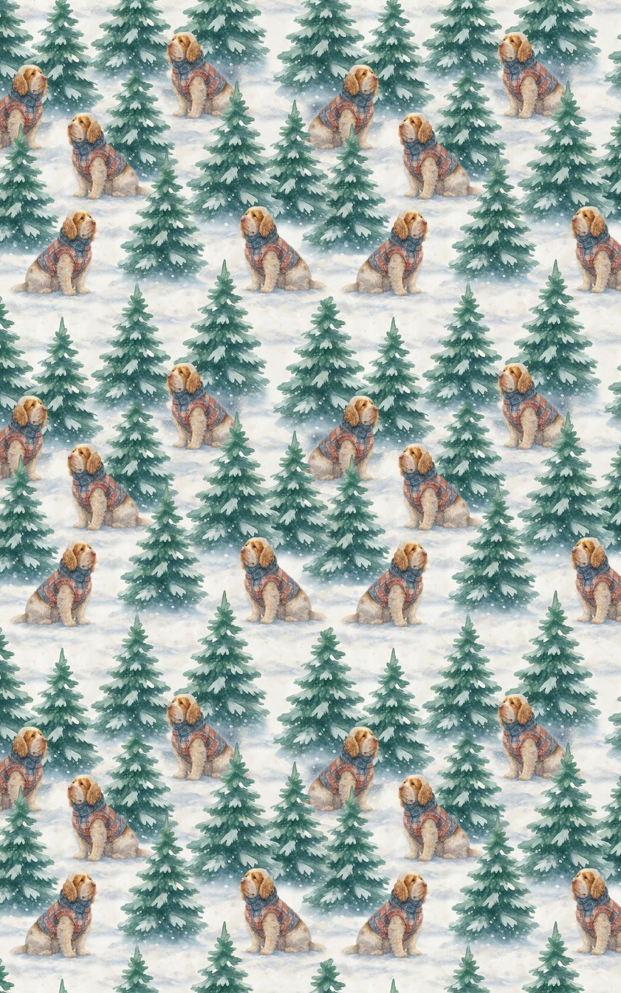 Snowy Snuggles - London Penny Gift Wrap