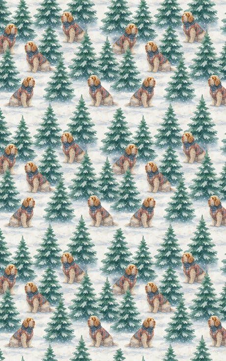 Snowy Snuggles - London Penny Gift Wrap