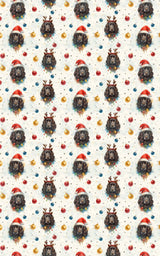 Santa’s Little Spaniel - London Penny Gift Wrap