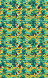 Collie Fields Toile - London Penny Gift Wrap