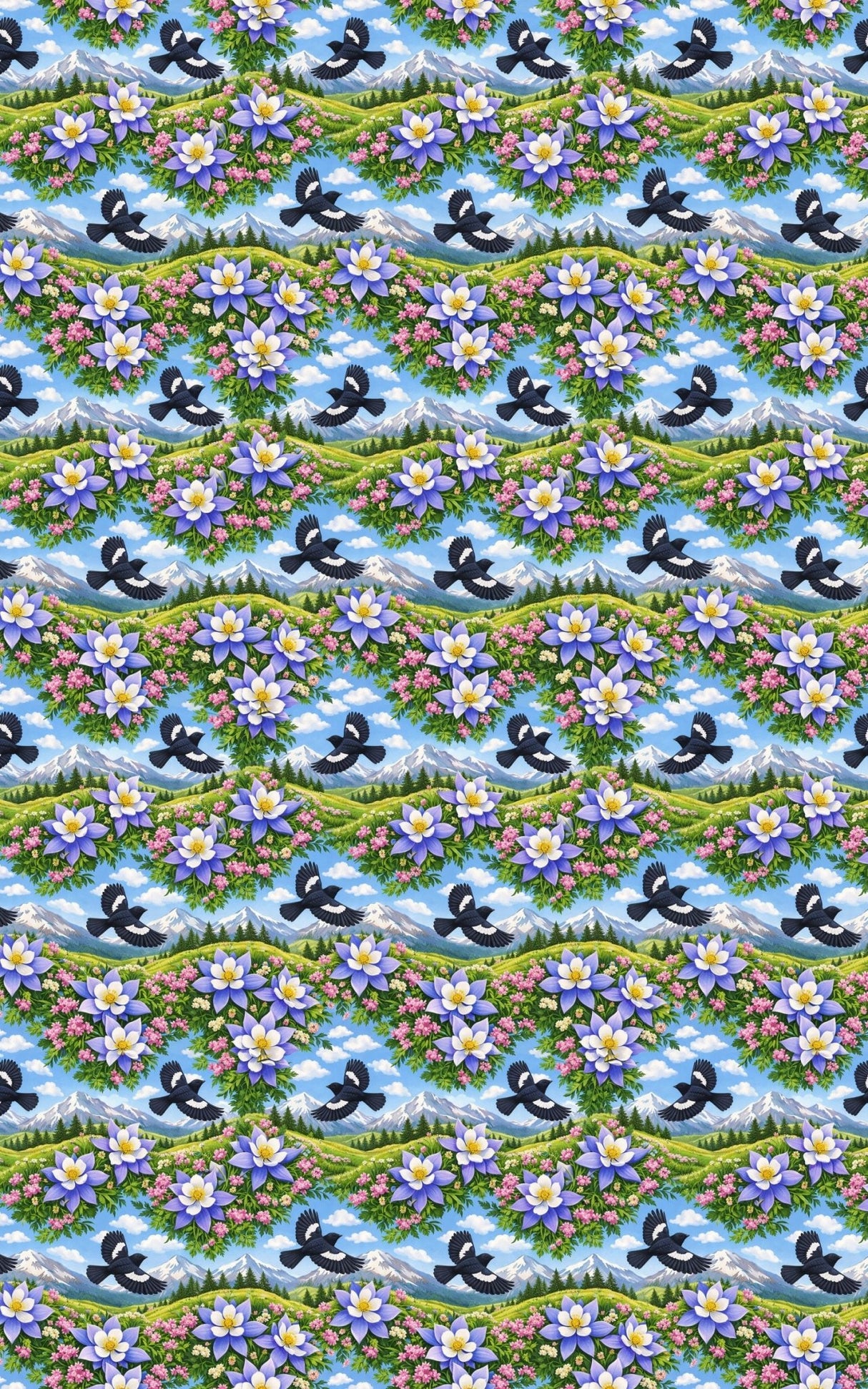 Colorado Flora & Fauna - London Penny Gift Wrap